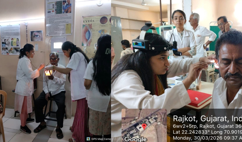 Eye and Ear Check-up Camp for Drivers at RK University and Northstar School